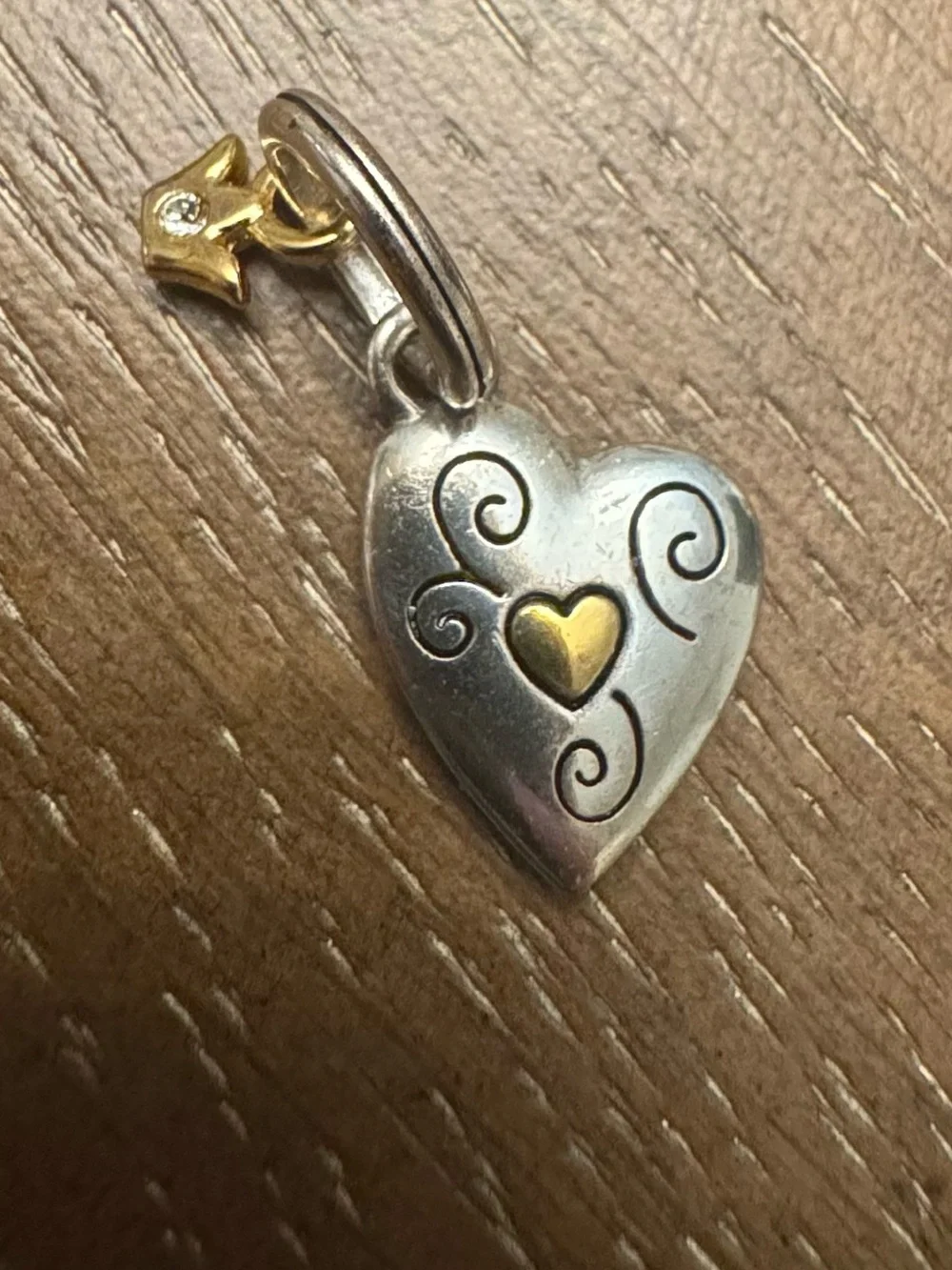 Brighton silver heart